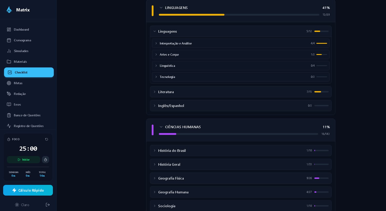 Print 11 da plataforma ARKHE