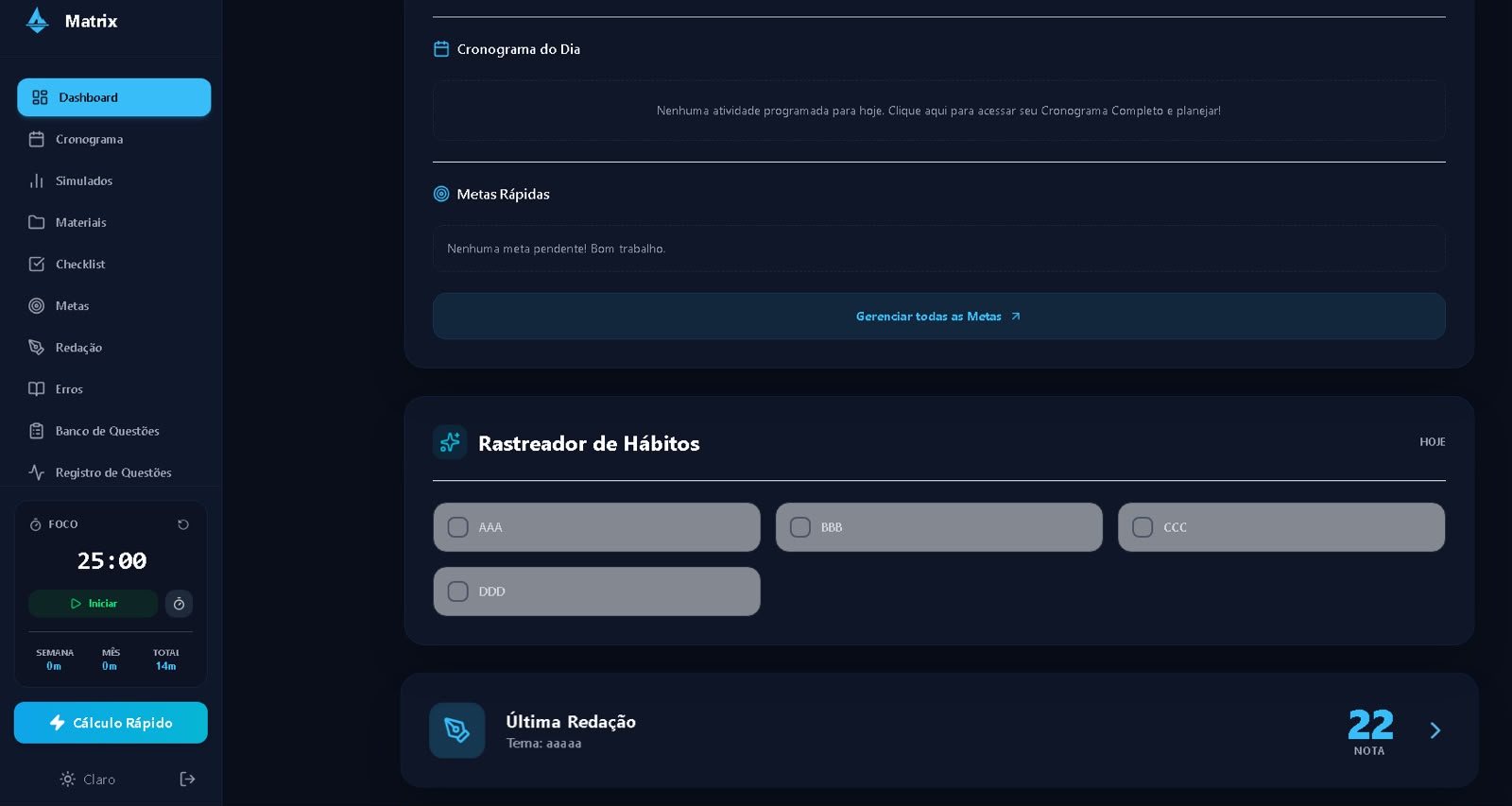 Print 13 da plataforma ARKHE