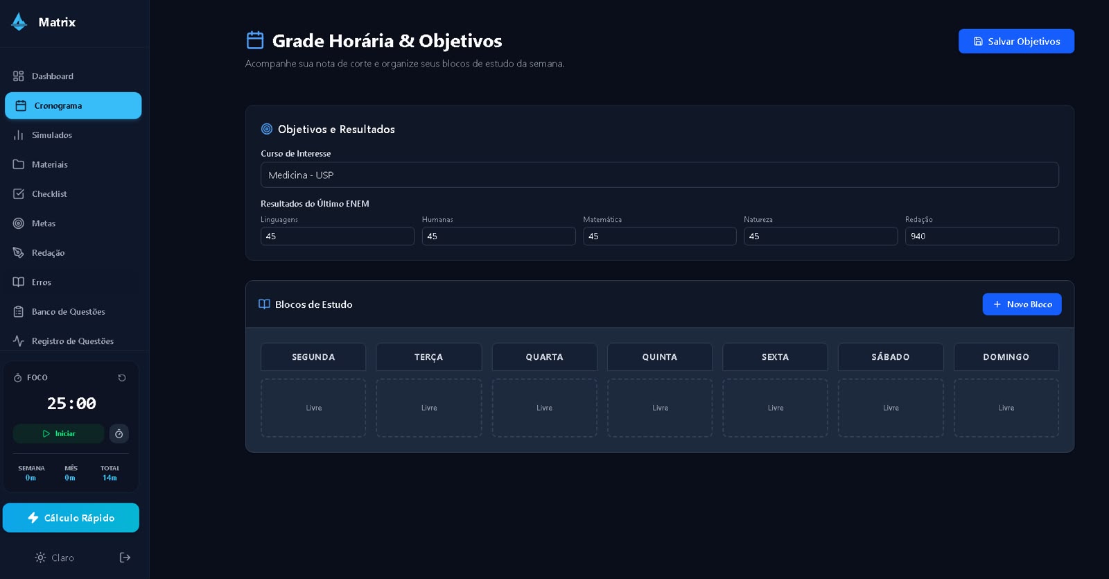 Print 8 da plataforma ARKHE